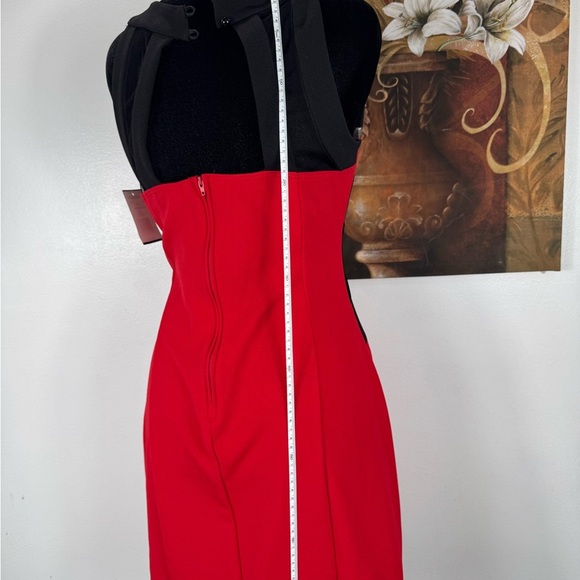 Crystal doll Elegant Red and Black Women's Dress size Small - Picture 15 of 16